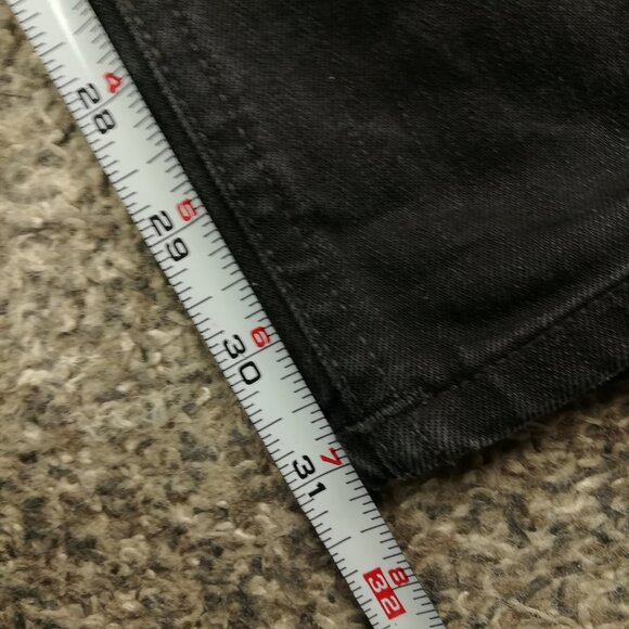 Nudie Jeans Lean Dean Organic Cotton Stretch Slim Leg Dry Cold Black Mens 32x31 - Picture 9 of 10